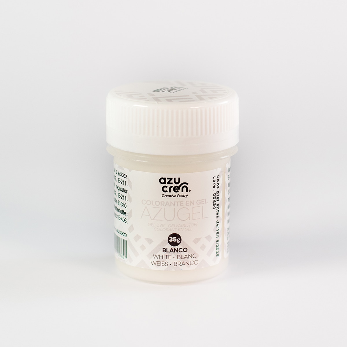 Corante em Gel 35 g - Branco Branco-1