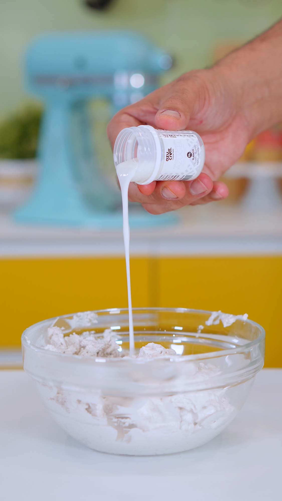 Corante em Gel 35 g - Branco Branco-3