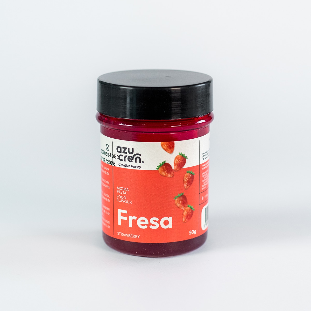 Pasta Aromatizada de Morango - 50 g Rosa-1