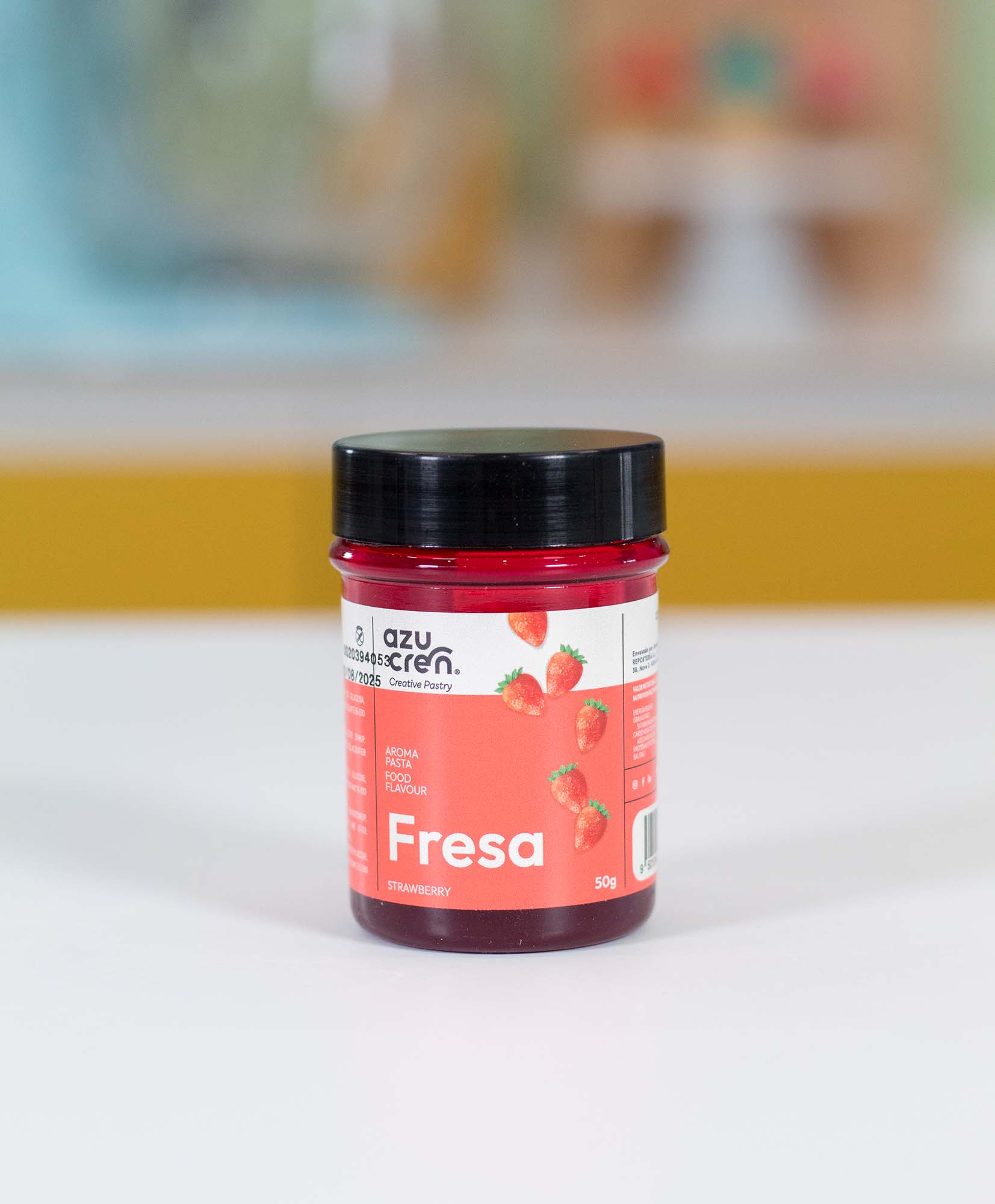 Pasta Aromatizada de Morango - 50 g Rosa-3