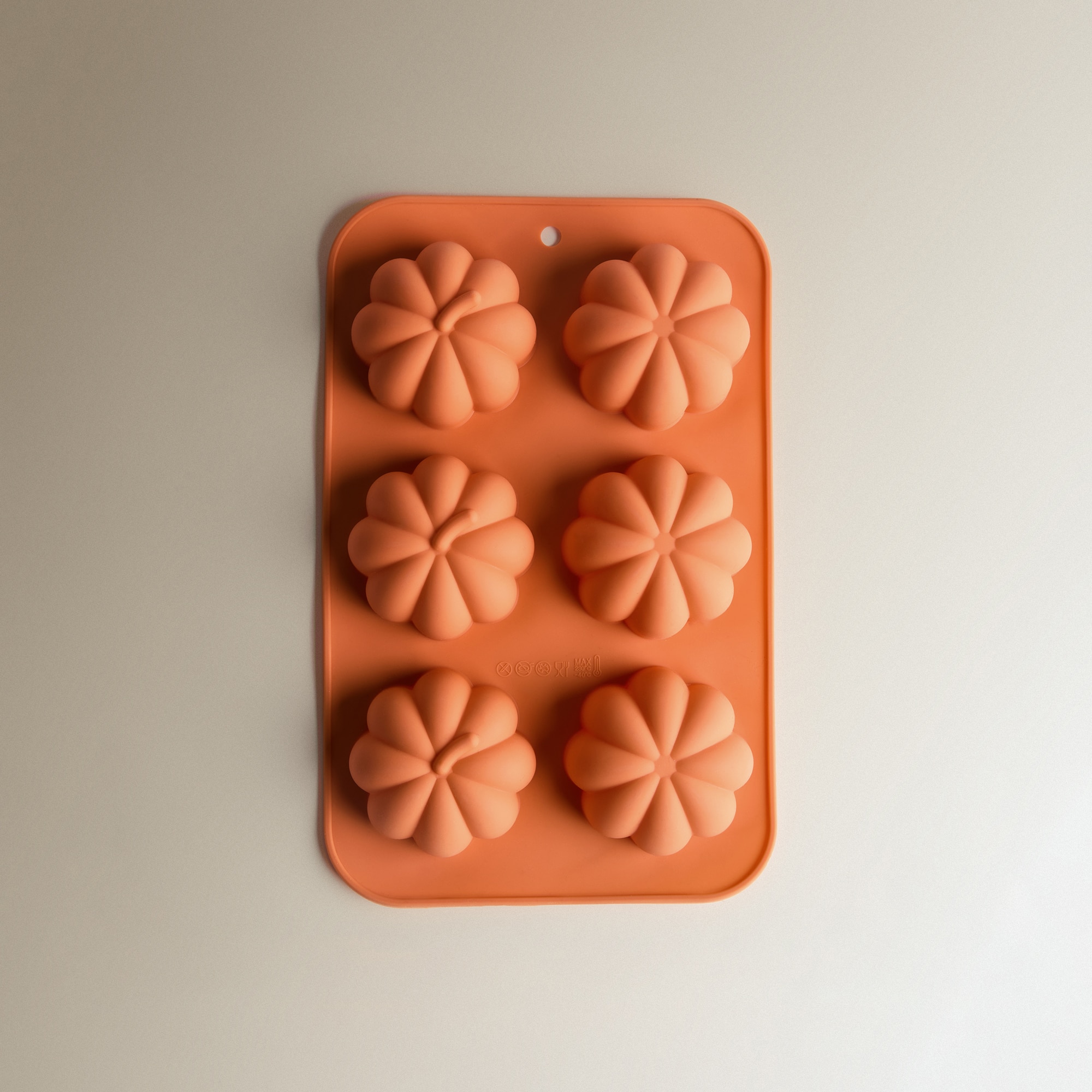 Molde de Silicone Abóboras Halloween Laranja-1
