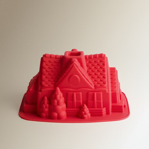 Molde de silicona Casa Navidad