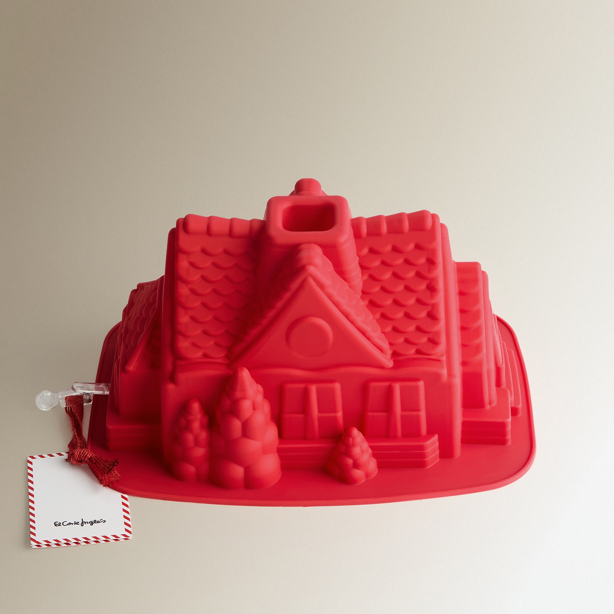 Molde de Silicone Casa Natal Vermelho-4