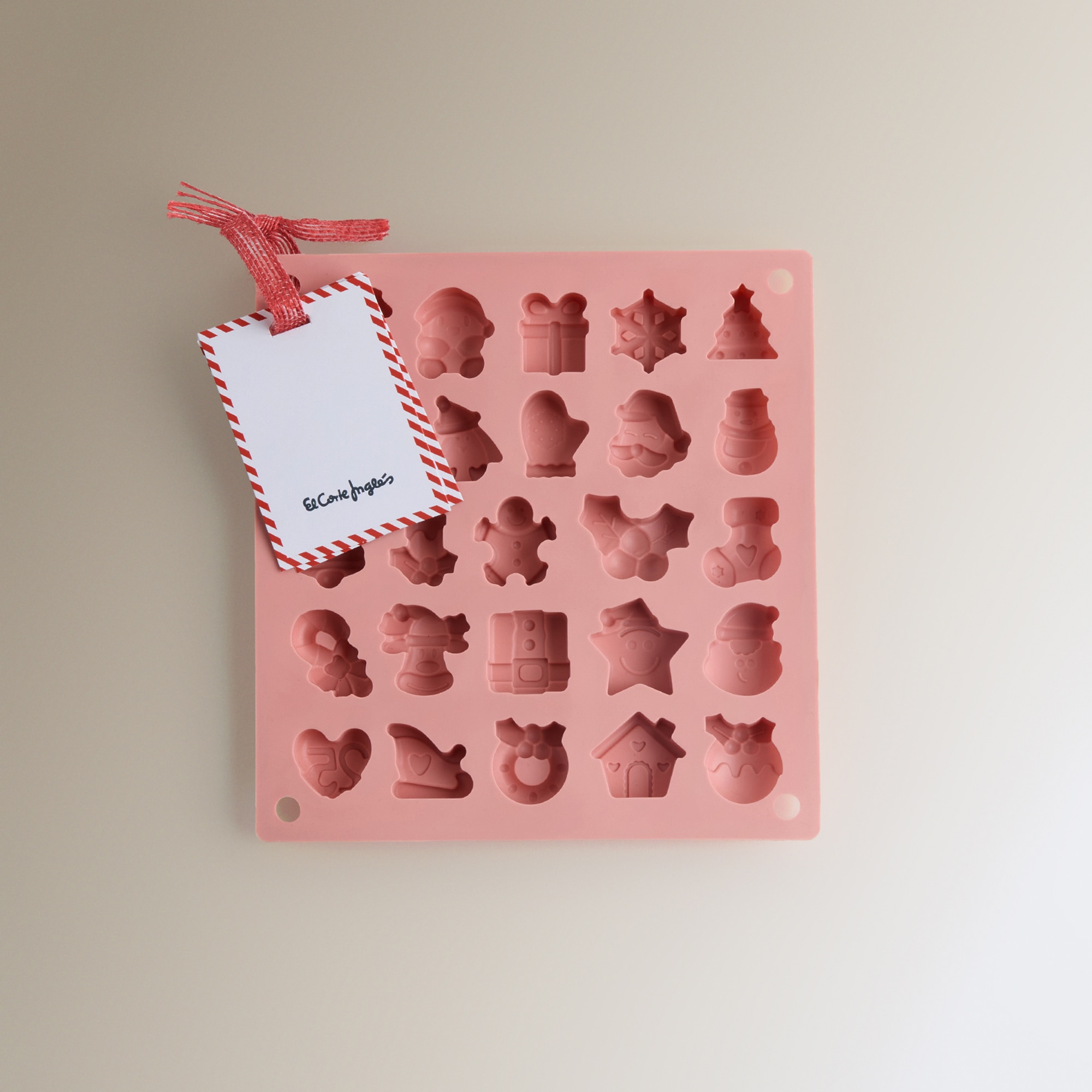 Molde de Silicone Multi-Formas Natal Rosa-3