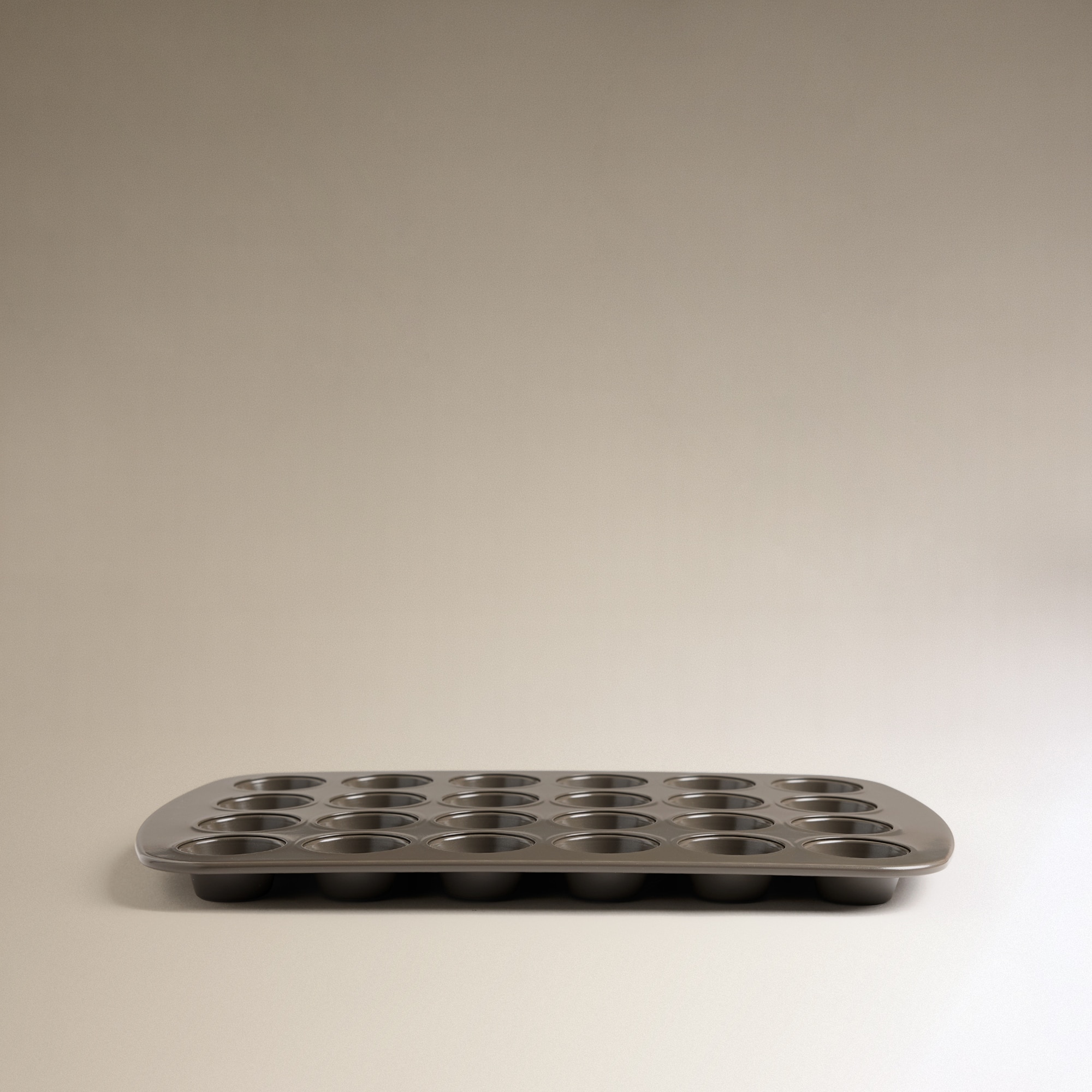 Molde de Aço com 24 Mini Cavidades para Pastelaria Castanho-2