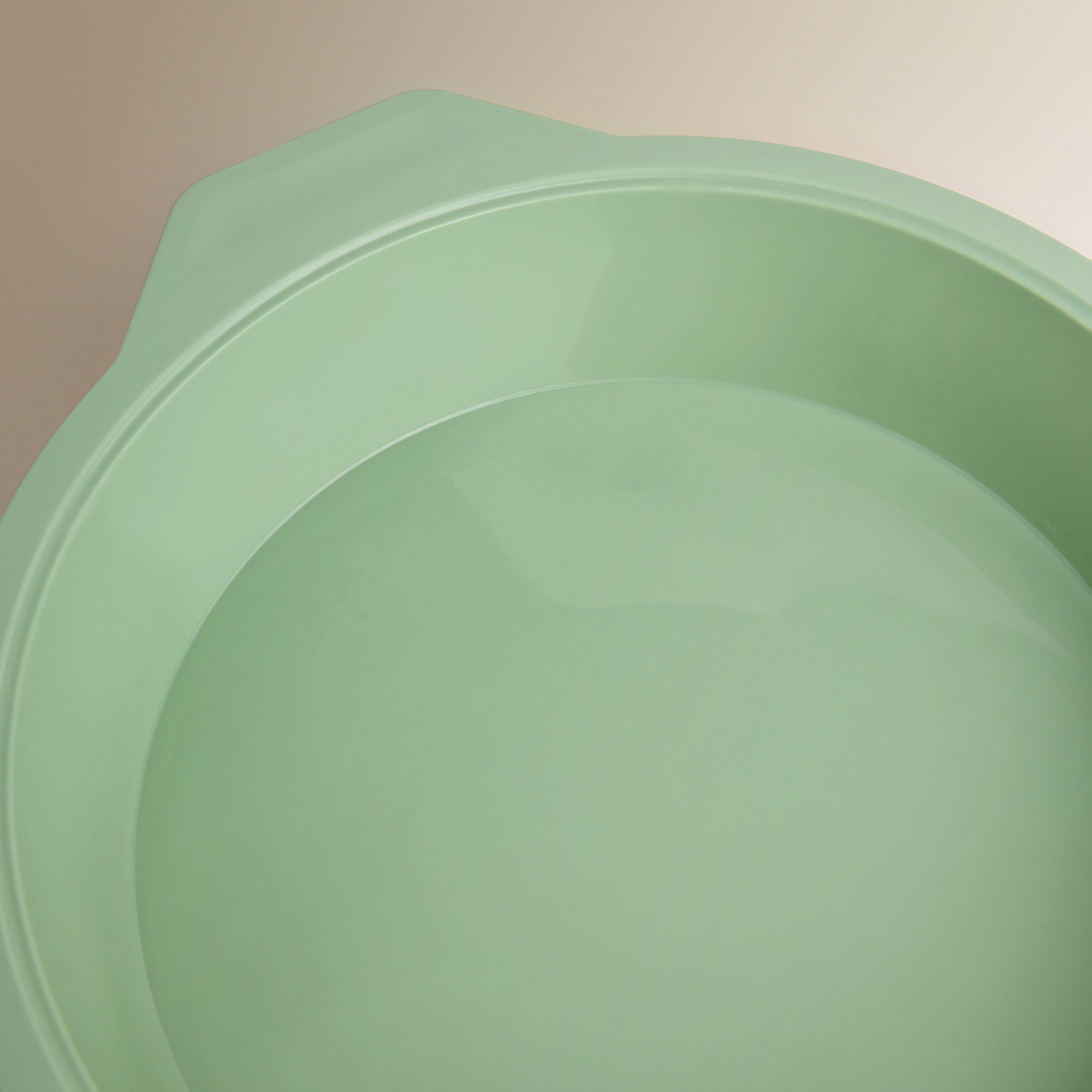 Molde Redondo de Silicone Verde-2