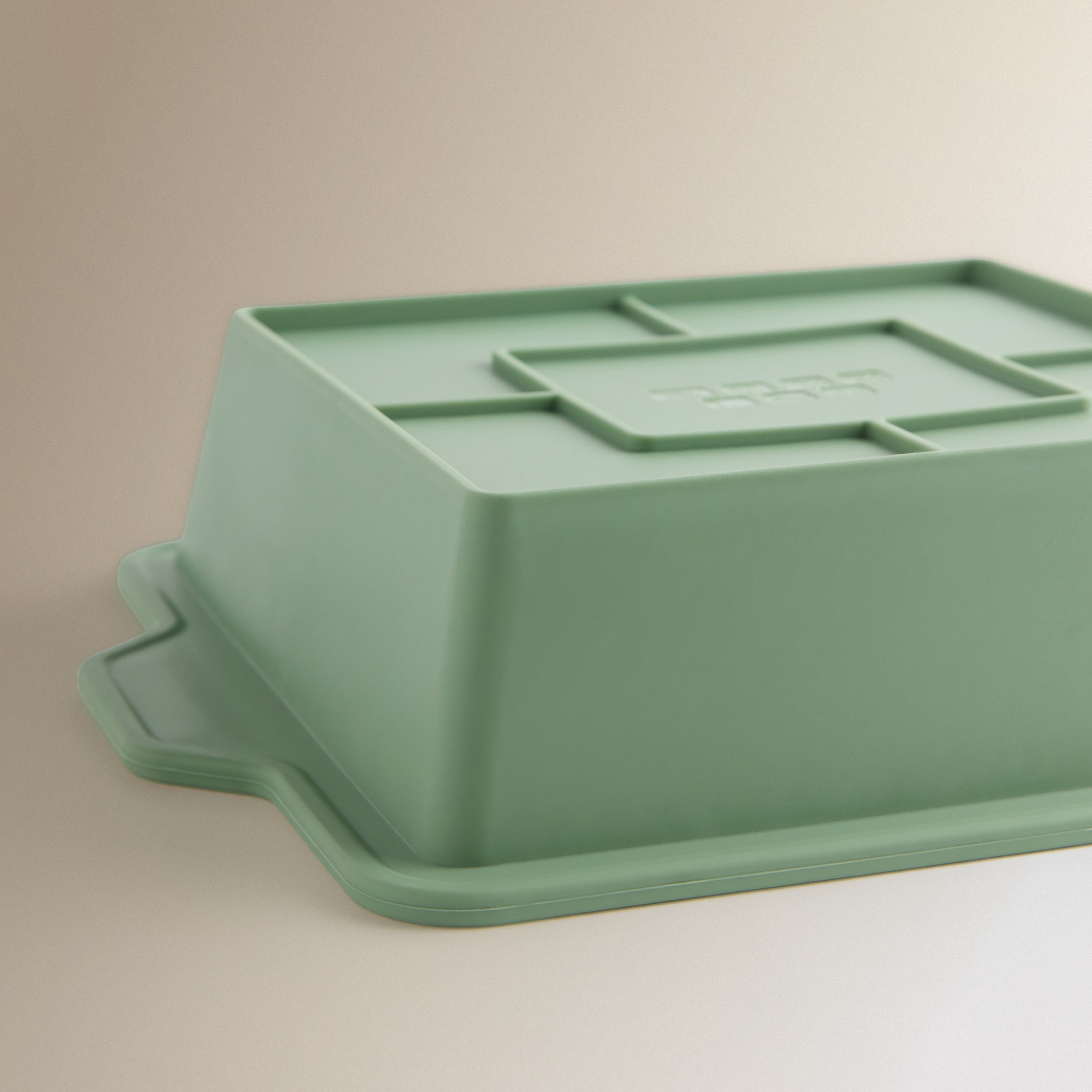 Molde Quadrado de Silicone para Pastelaria Verde-2