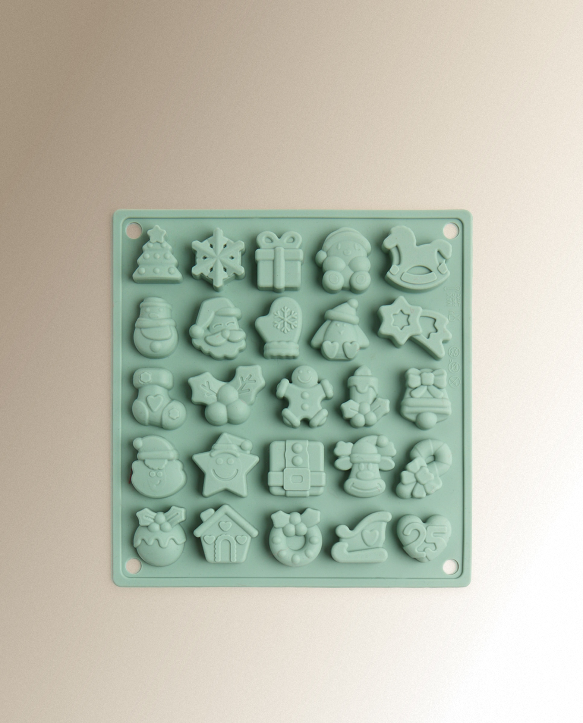 Imagem 0 de Molde de Silicone para 25 Unidades Mini Xmas Natal