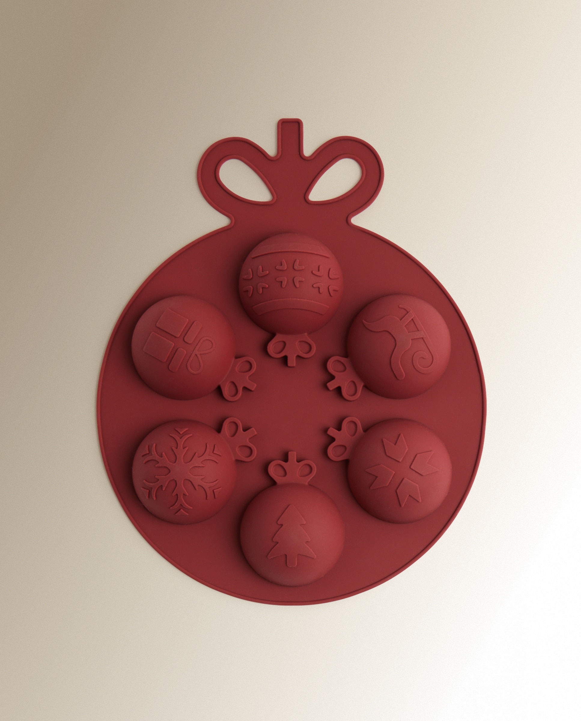 Imagem 0 de Molde de Silicone para 6 Unidades Bola de Natal
