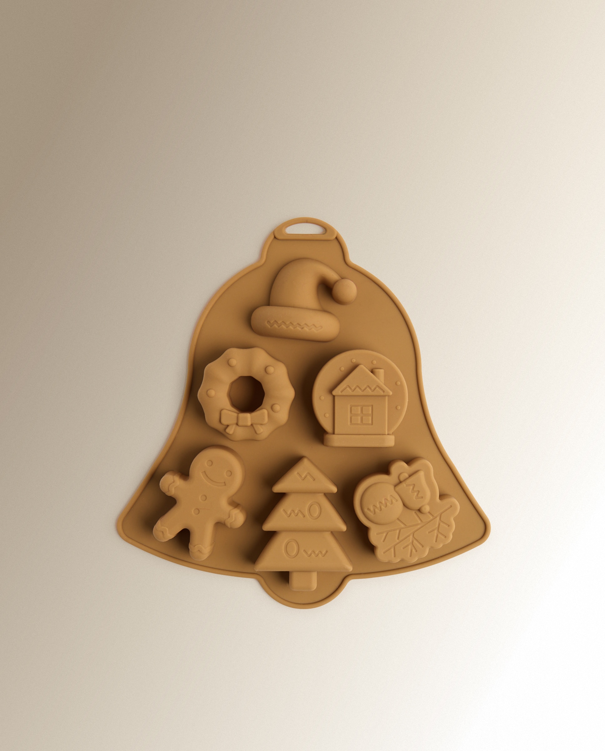 Imagem 0 de Molde de Silicone para 6 Unidades Sino de Natal