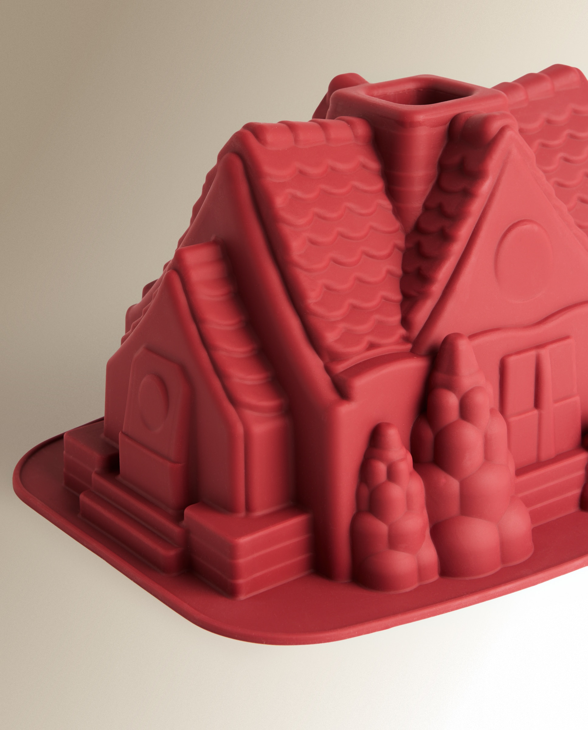 Molde de Silicone Casa Natal Vermelho-3