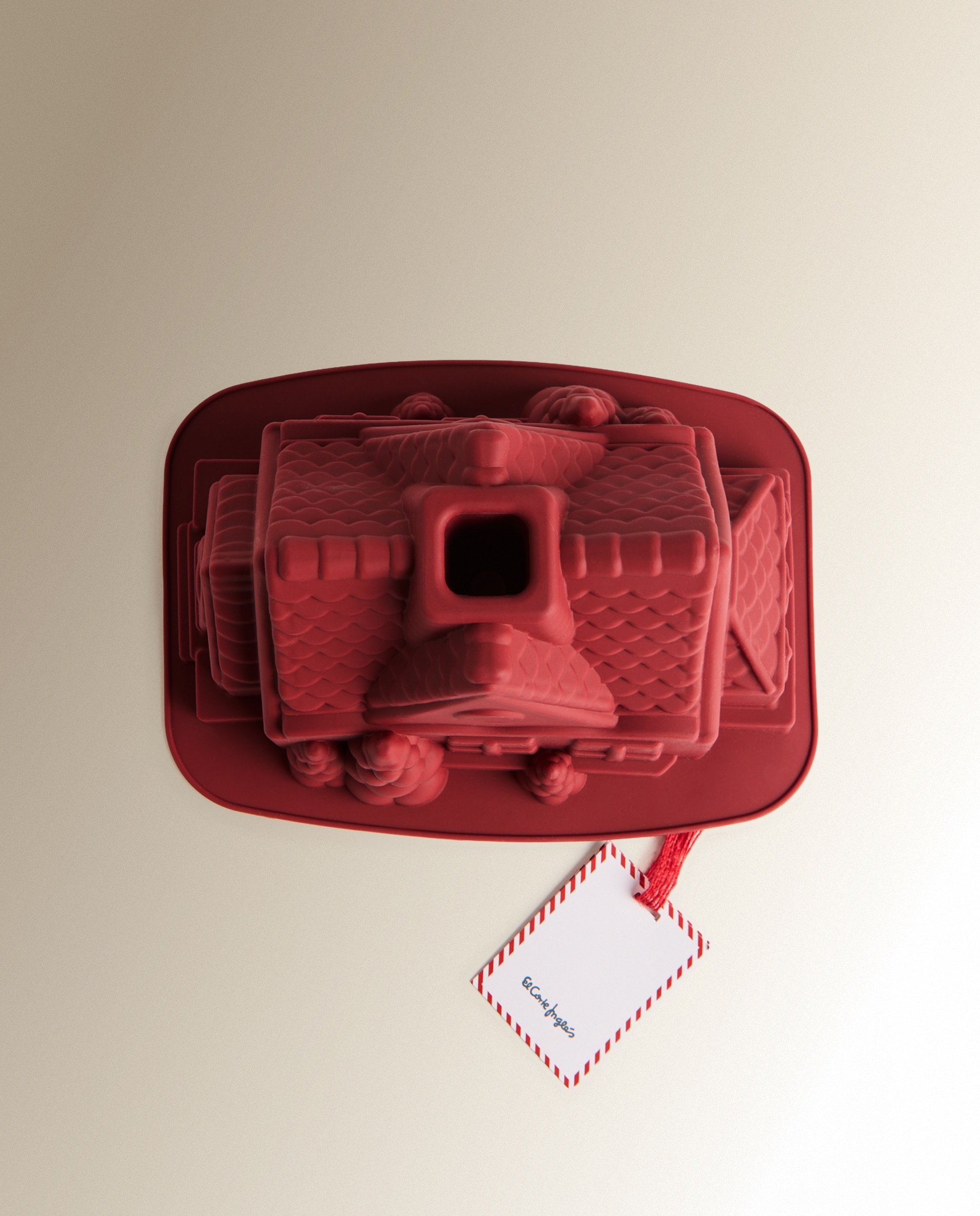 Molde de Silicone Casa Natal Vermelho-4