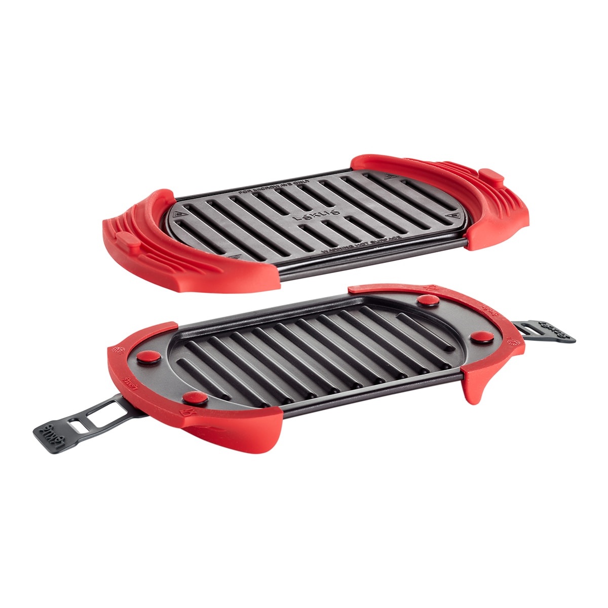 Grelhador para microondas Lékué Vermelho-5