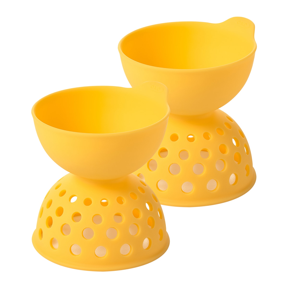 Conjunto 2 escalfadores de ovos Oxo Amarelo-1