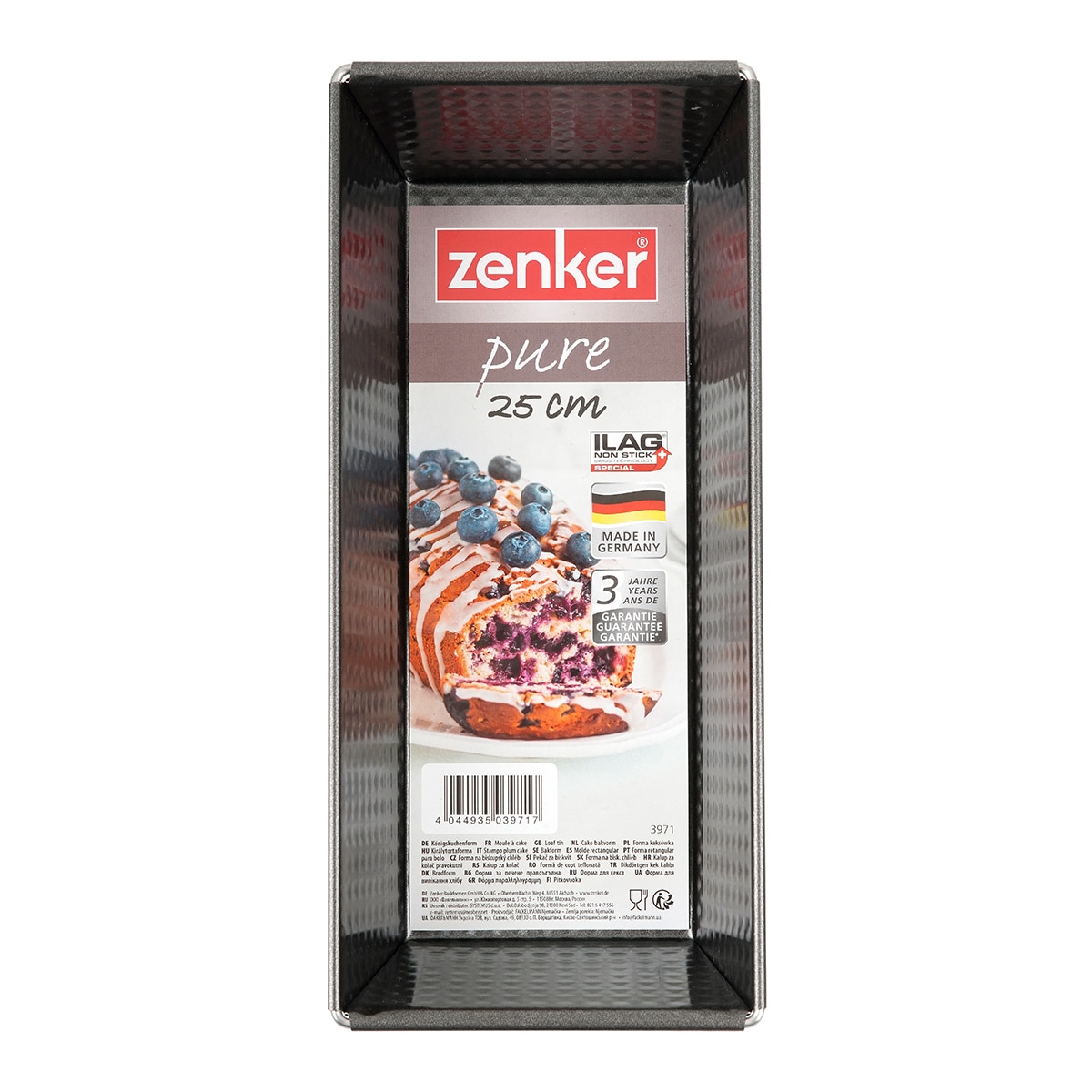 Molde rectangular Tins Pure Zenker Negro-2