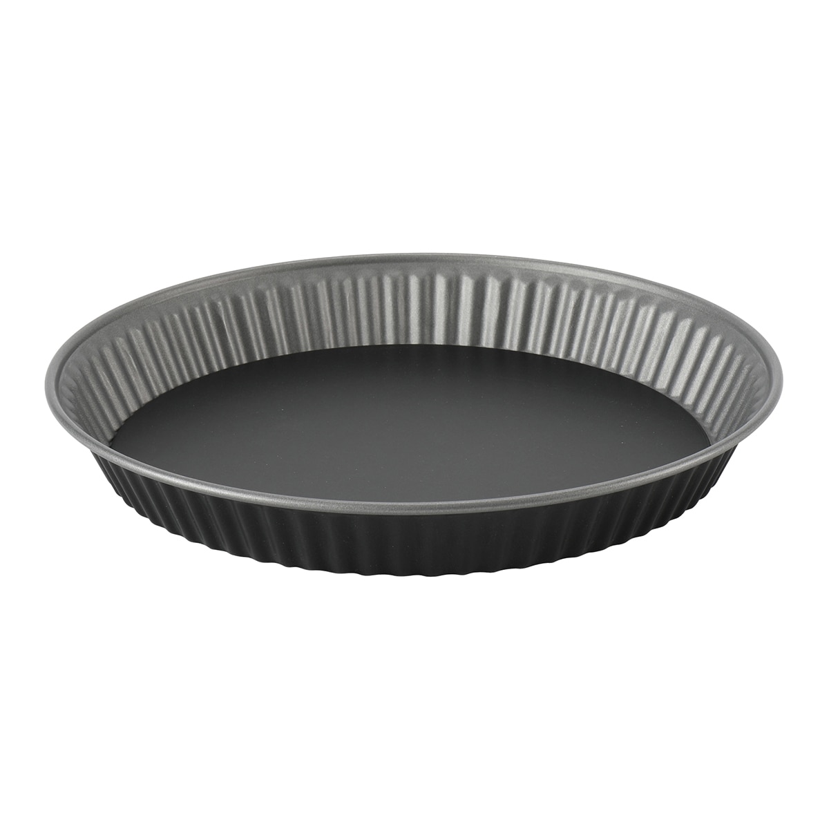 Molde desmontável ondulado para tartes Preto-1