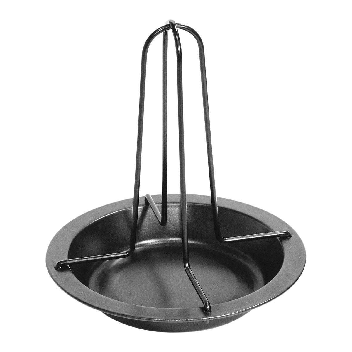 Soporte vertical para asar pollo Fackelmann Gris oscuro-1
