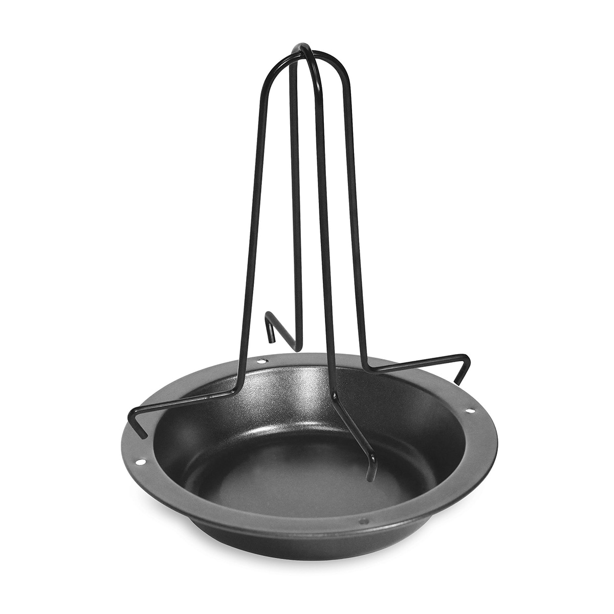 Soporte vertical para asar pollo Fackelmann Gris oscuro-2