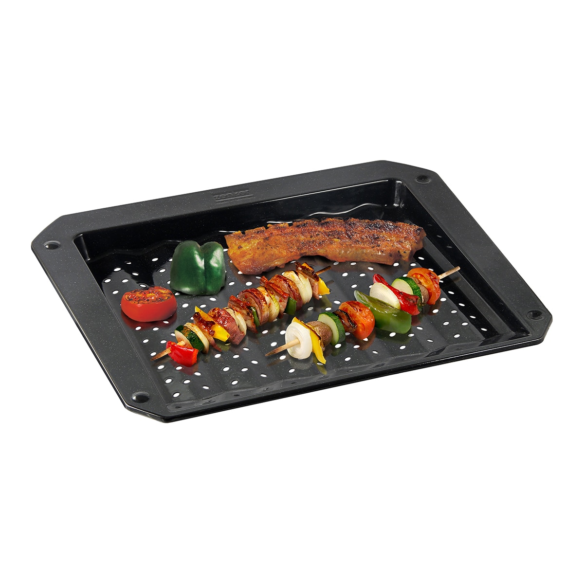 Bandeja de horno y parrilla perforada Zenker Negro-3
