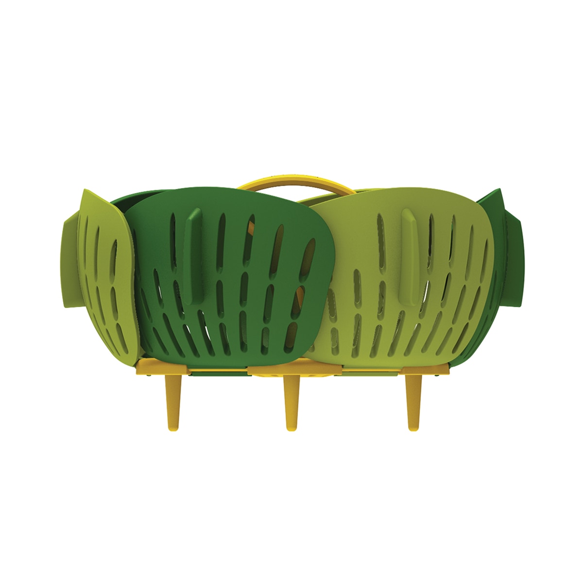 Cesta de vapor dobrável Bloom? Verde-5