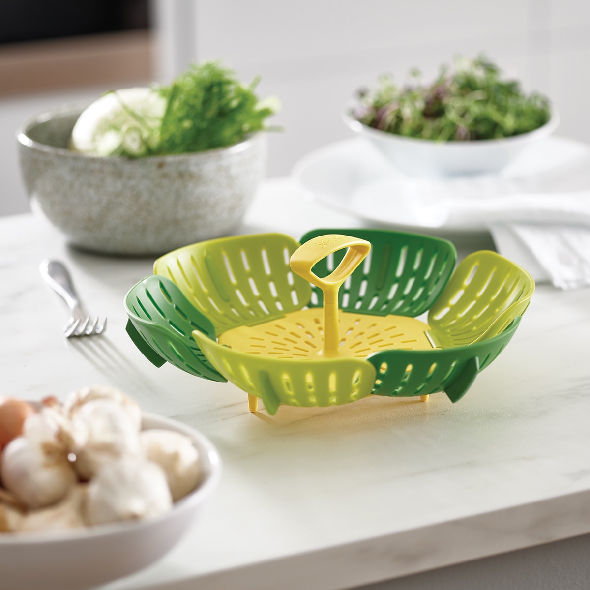 Cesta de vapor dobrável Bloom? Verde-13