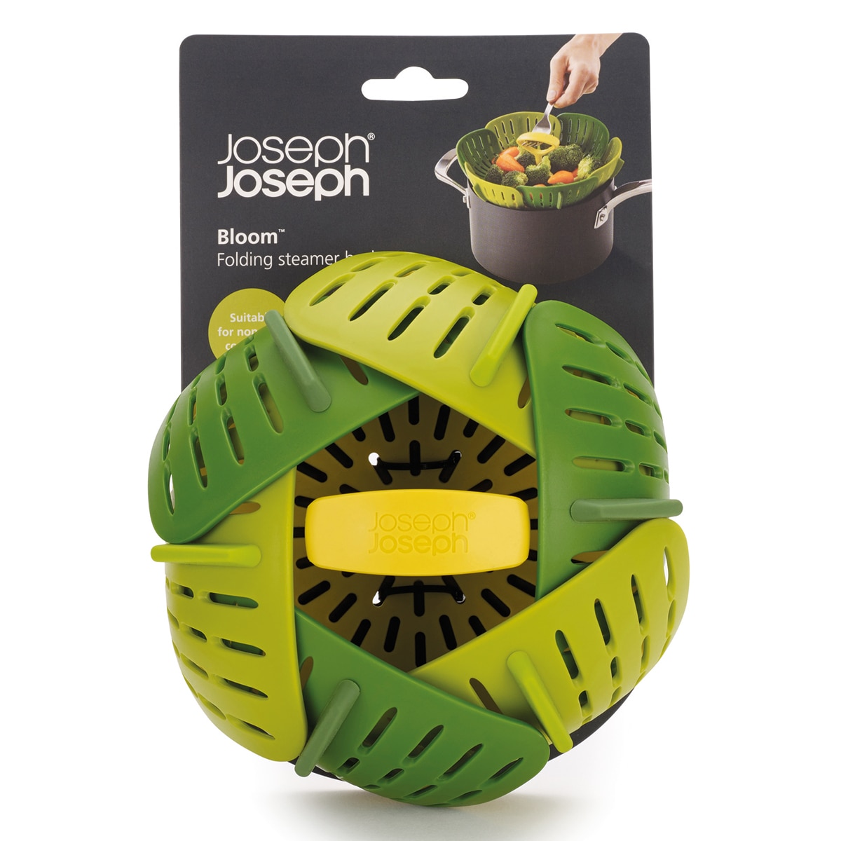 Cesta de vapor dobrável Bloom? Verde-14