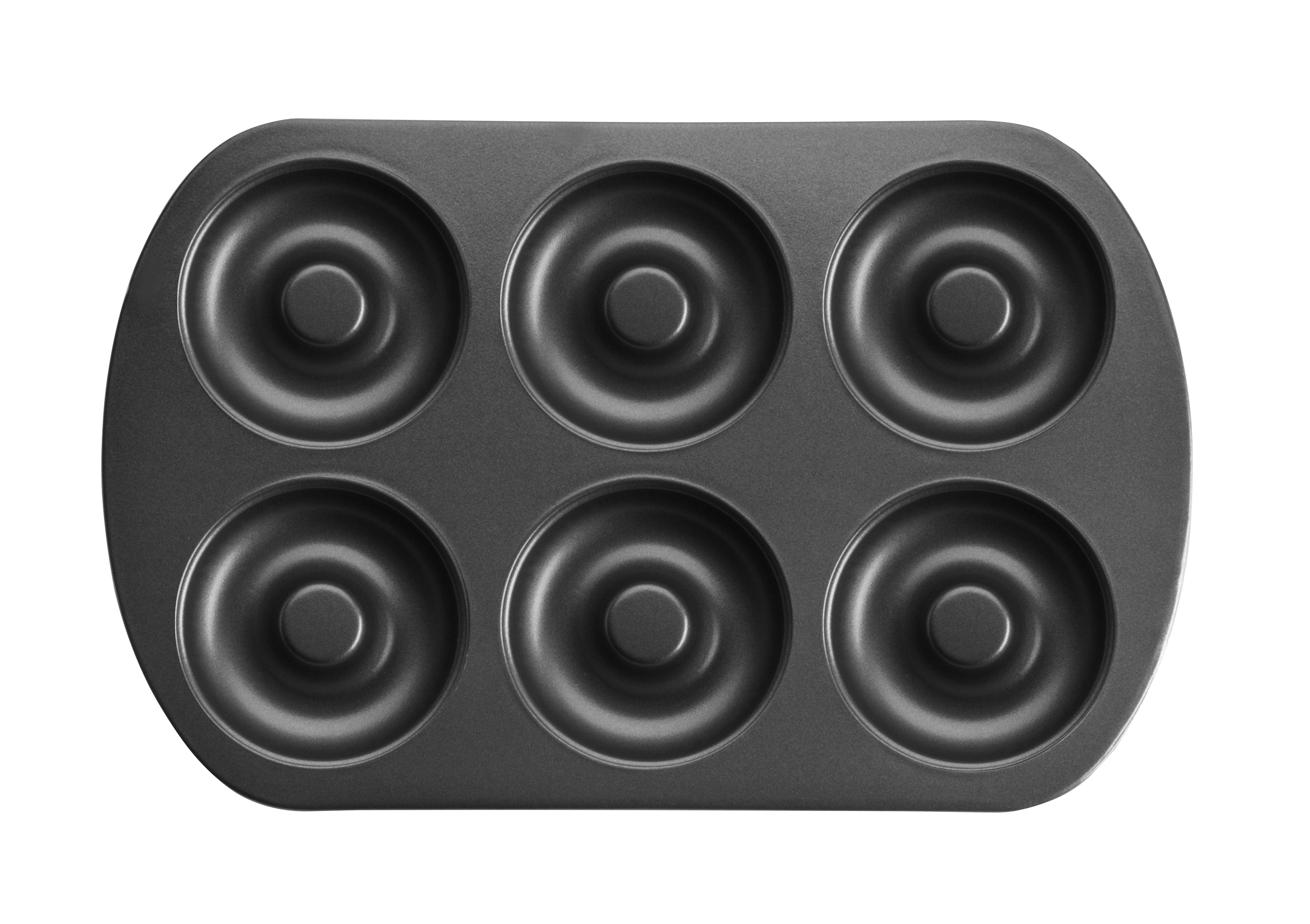 Molde para 6 donuts Moka Preto-2