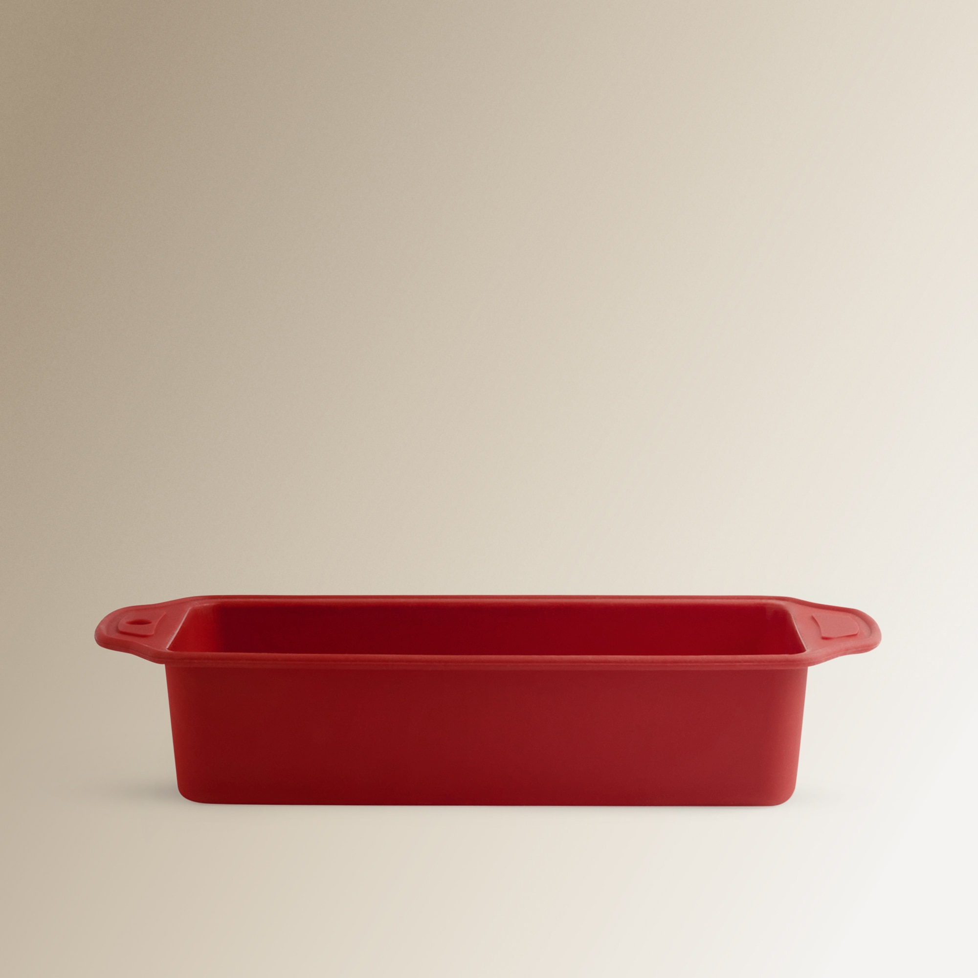 Molde rectangular de silicona 24 cm Basics El Corte Inglés Rojo-1
