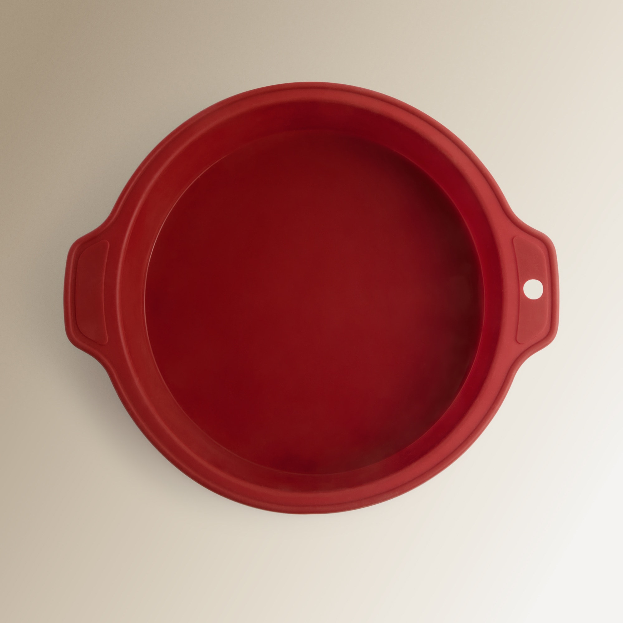 Molde redondo de silicona 24 cm Basics El Corte Inglés Rojo-2