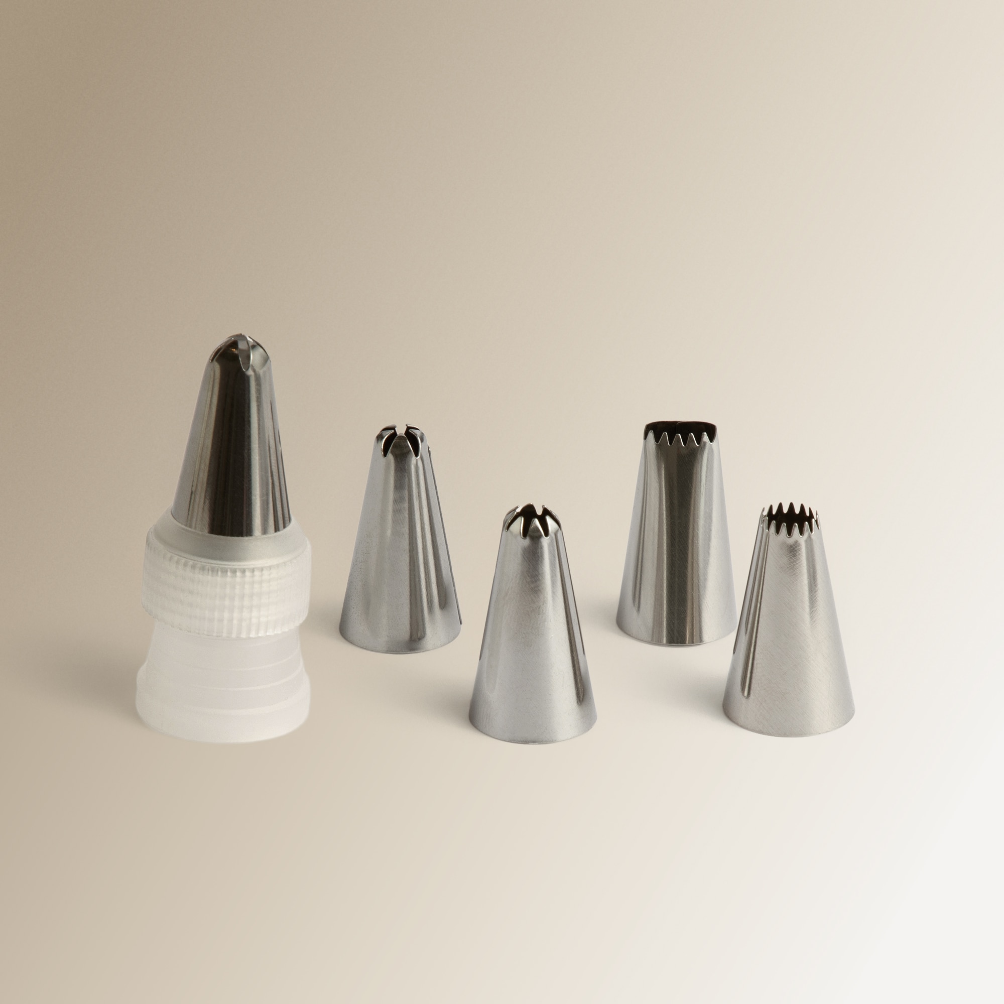 Conjunto de 26 boquilhas + adaptador Transparente-2