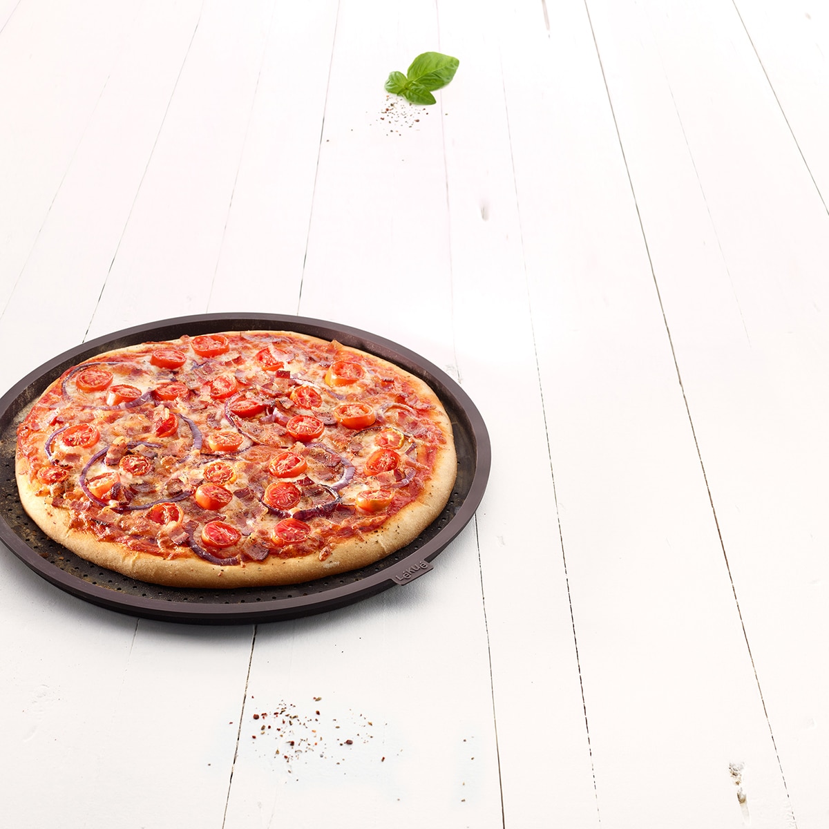 Forma para piza Round Crunchy Castanho-8