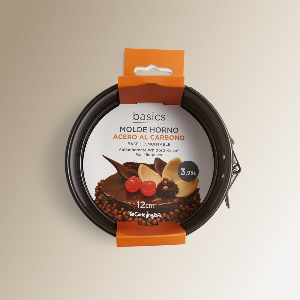 Molde redondo desmontable mini Basics El Corte Inglés Gris oscuro-4