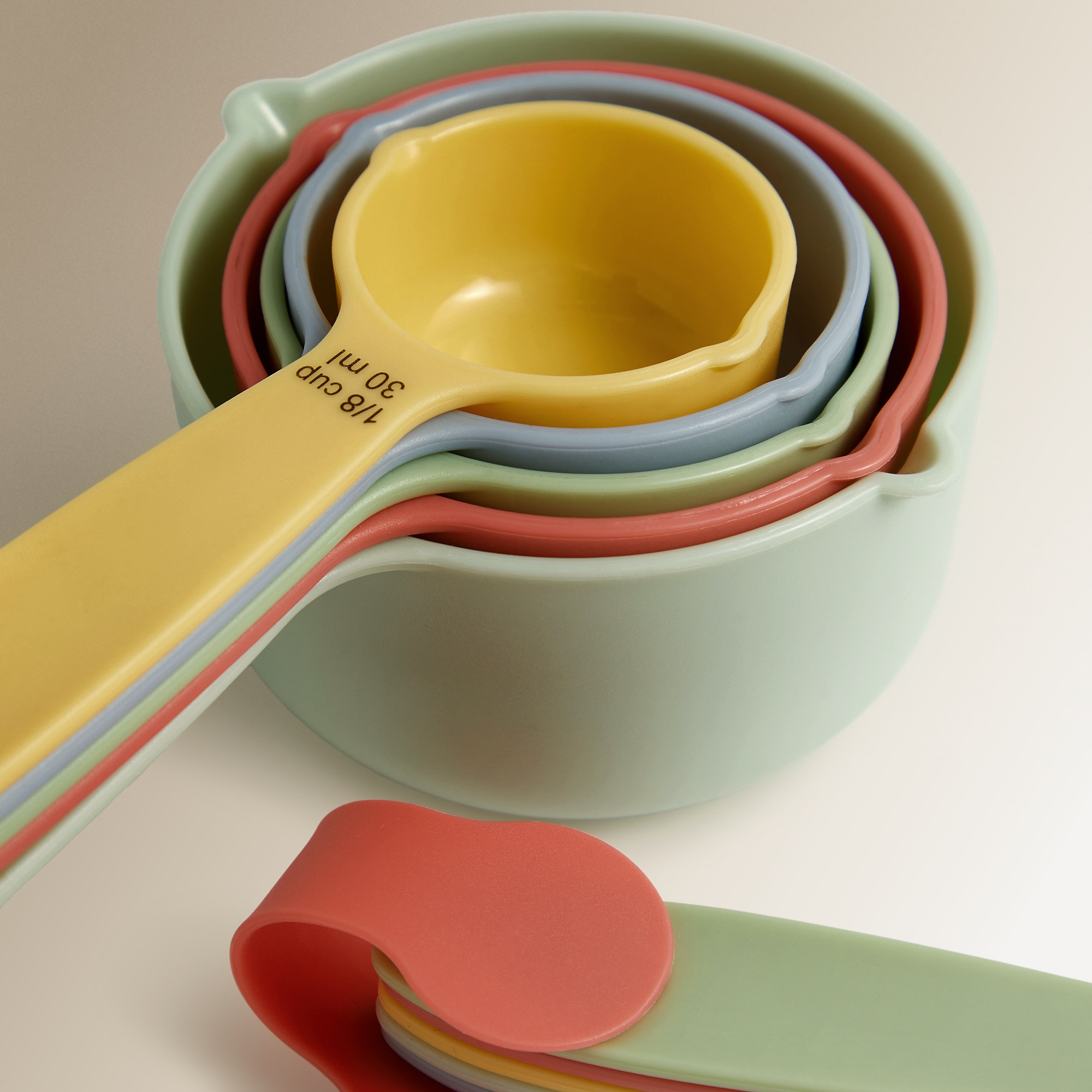 Conjunto de 10 colheres medidoras Multicolor Multicolor-2