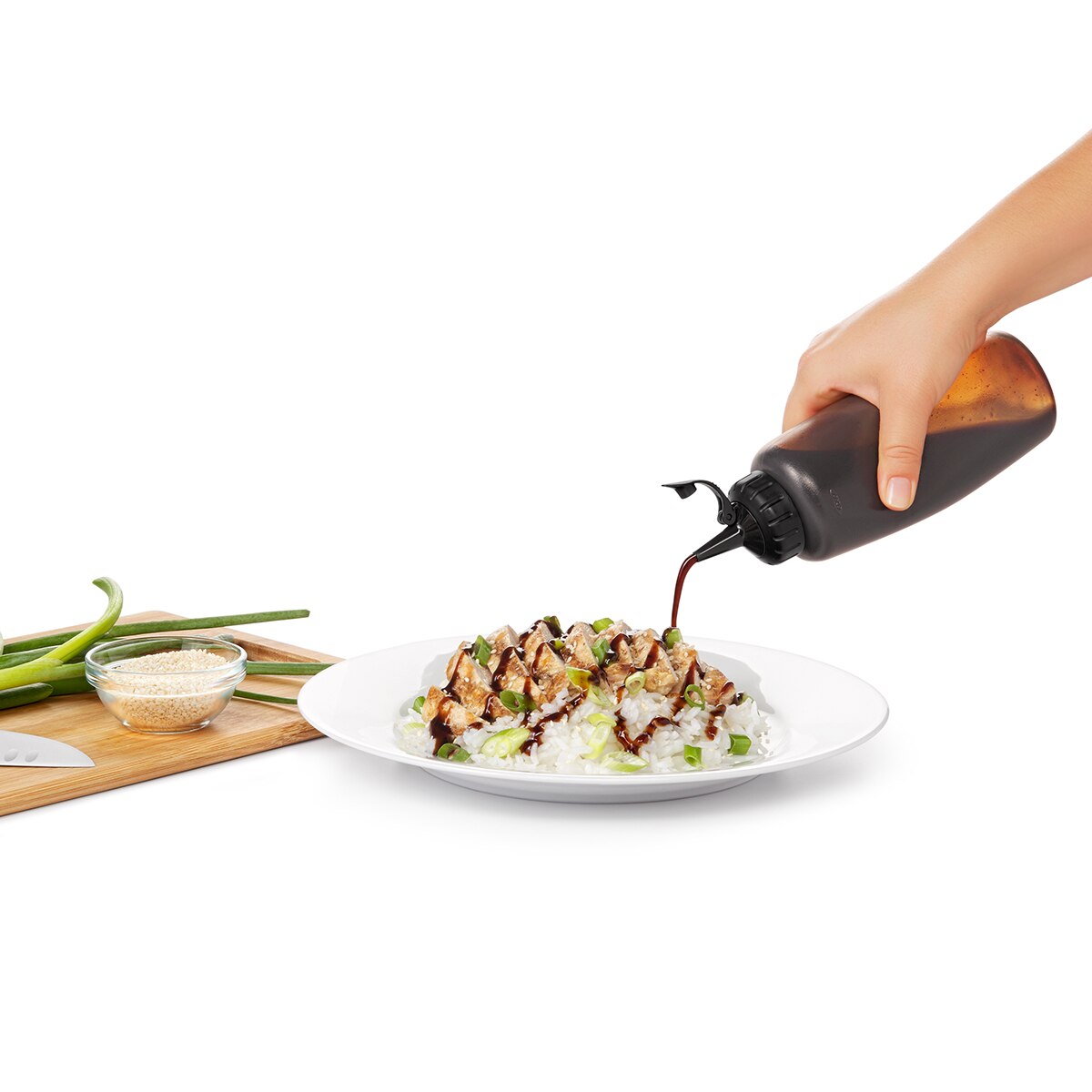 Garrafa Medidora de Cozinha com Doseador Transparente-2