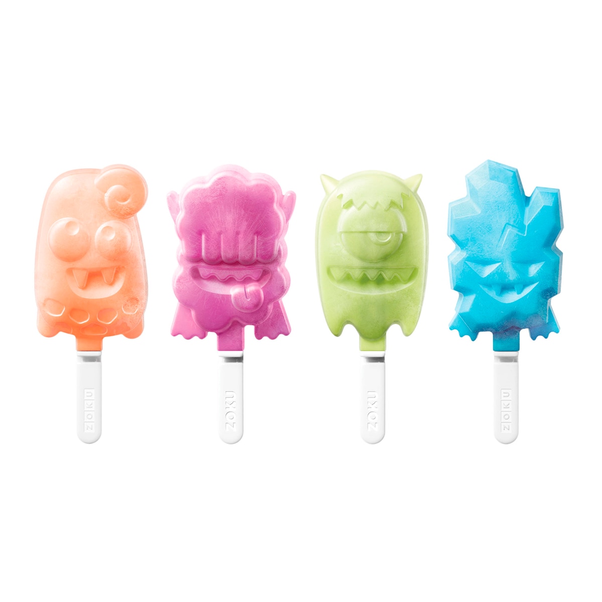 Molde para 4 Gelados Monster Lilás-2