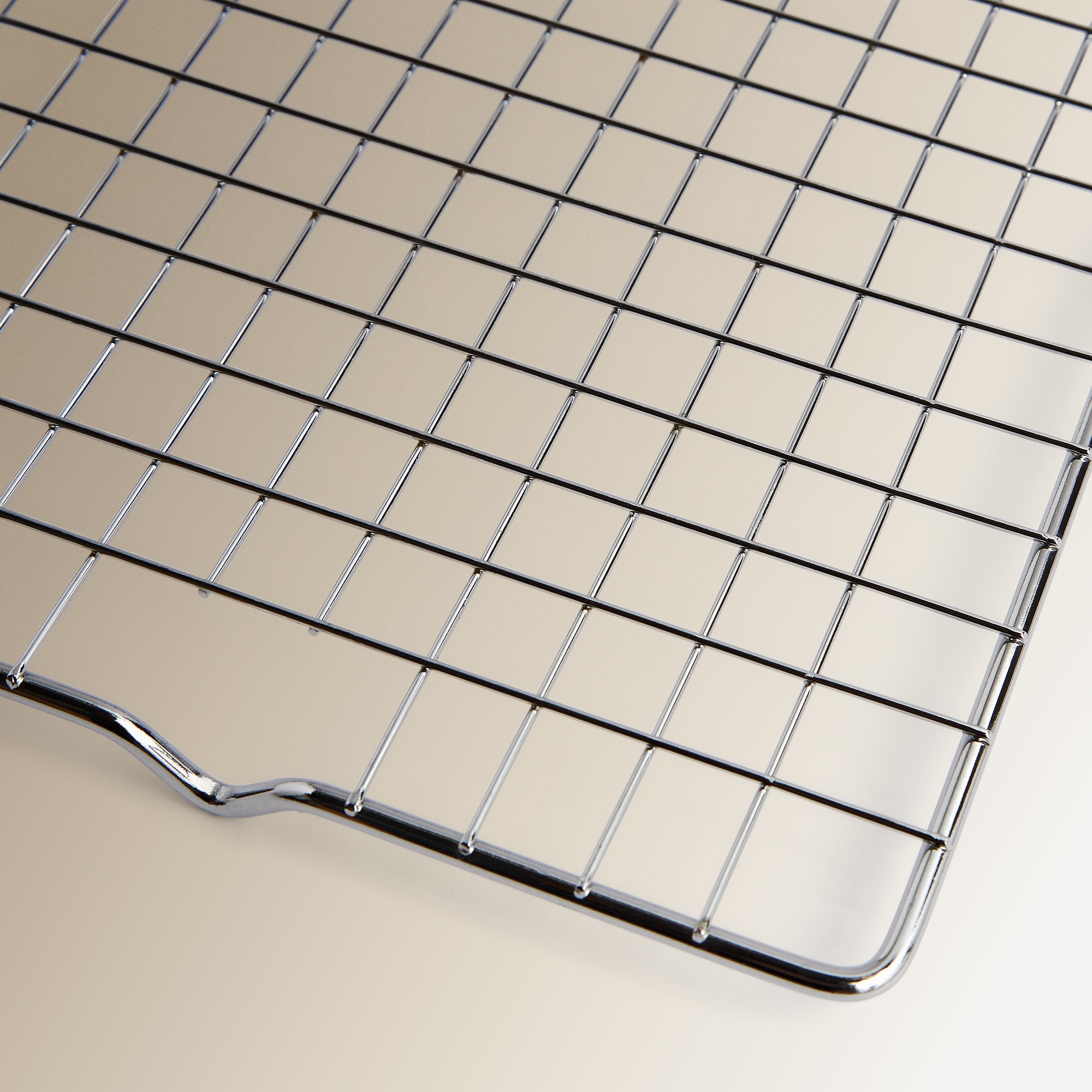 Grelha de Arrefecer Bolos Retangular Prata-3