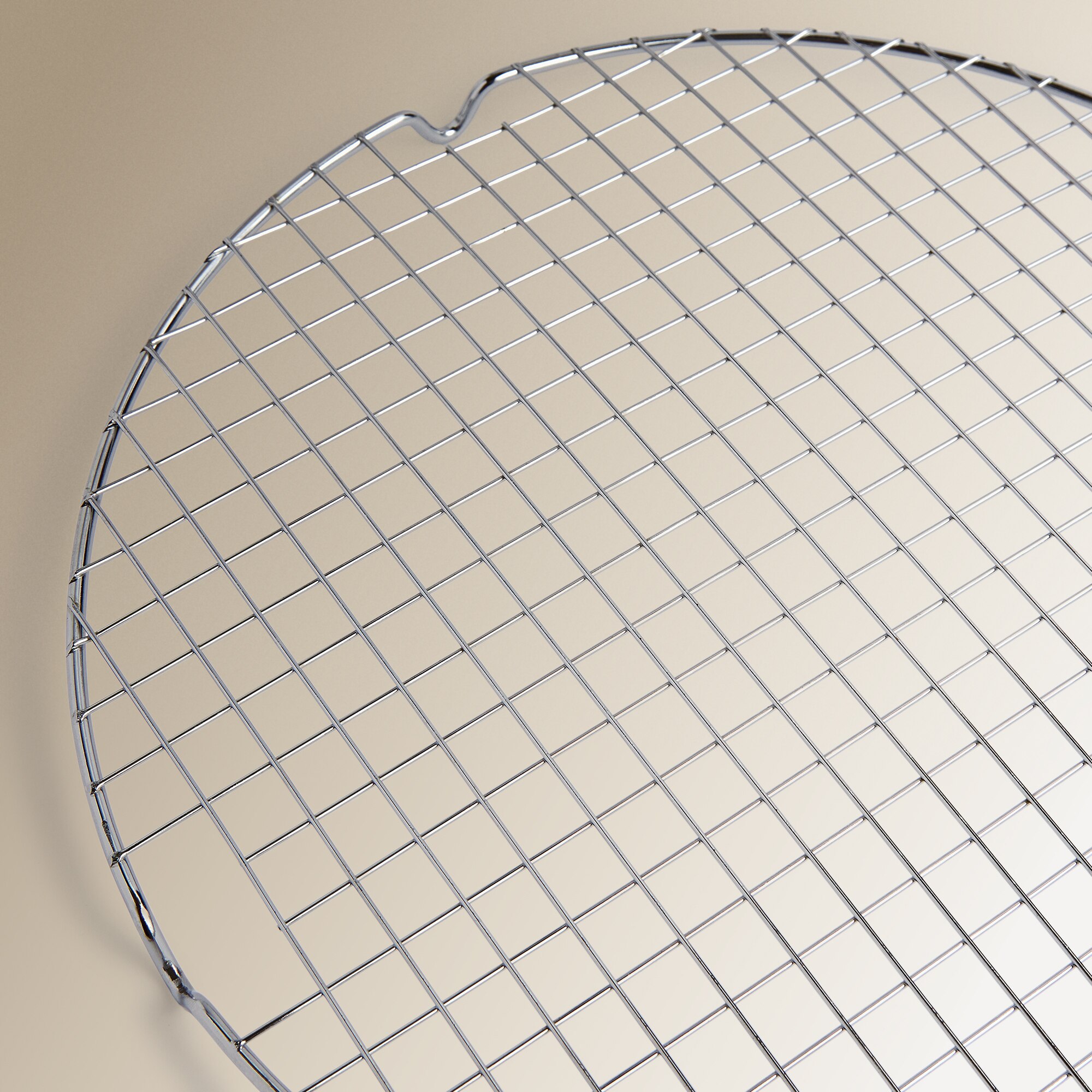 Grelha de Arrefecer Bolos Redonda Prata-3