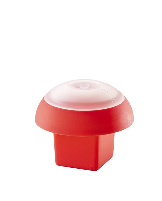 Molde Quadrado para Cozer Ovos Compatível com Air Fryer Vermelho-1