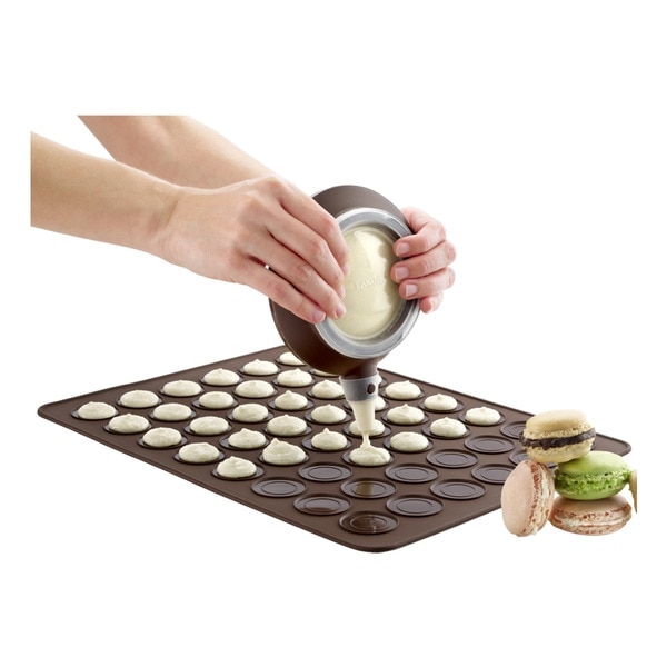 Molde rectangular para macarrões Lékué Castanho-2