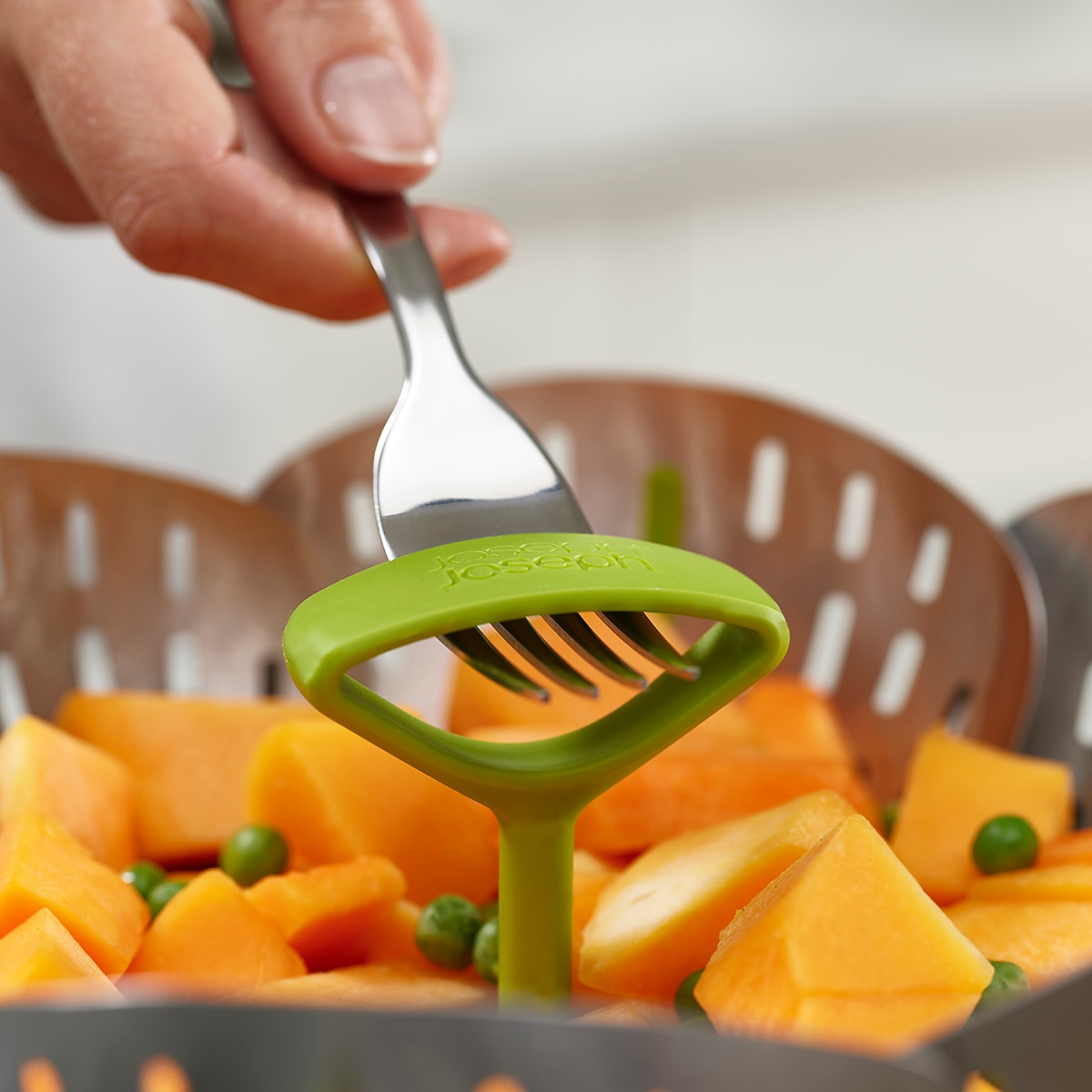 Cesta de Vapor Dobrável Bloom Aço-7