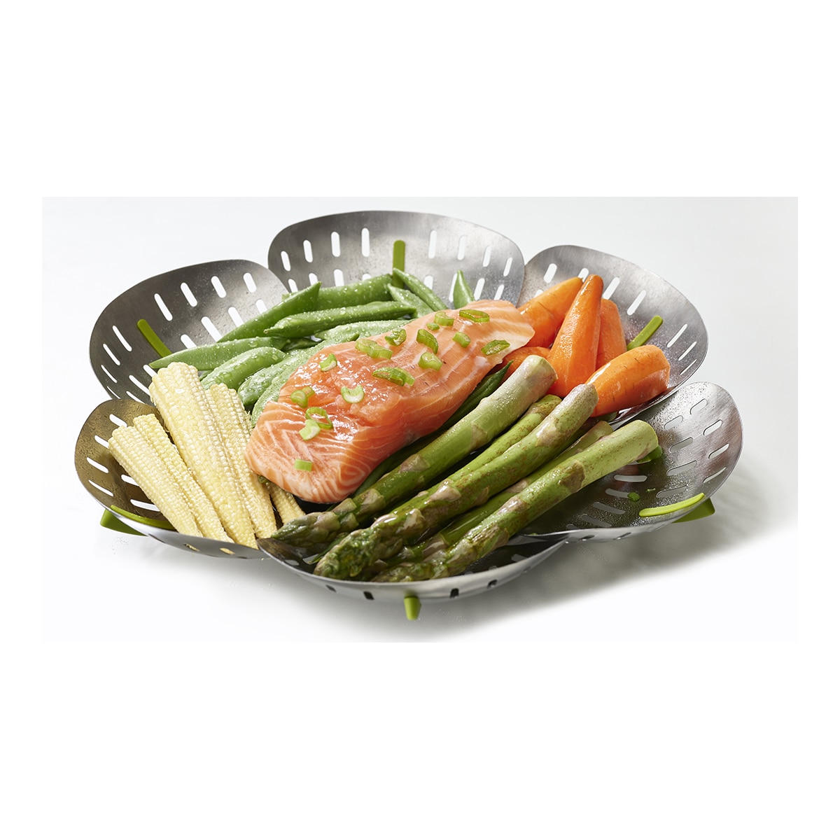 Cesta de Vapor Dobrável Bloom Aço-9