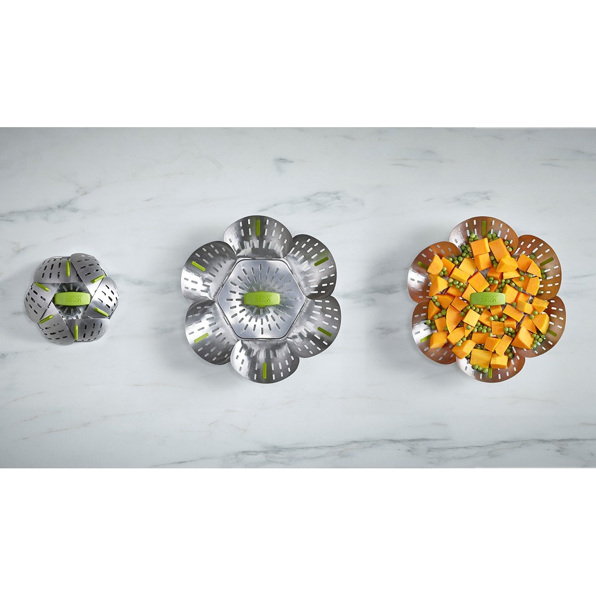 Cesta de Vapor Dobrável Bloom Aço-11