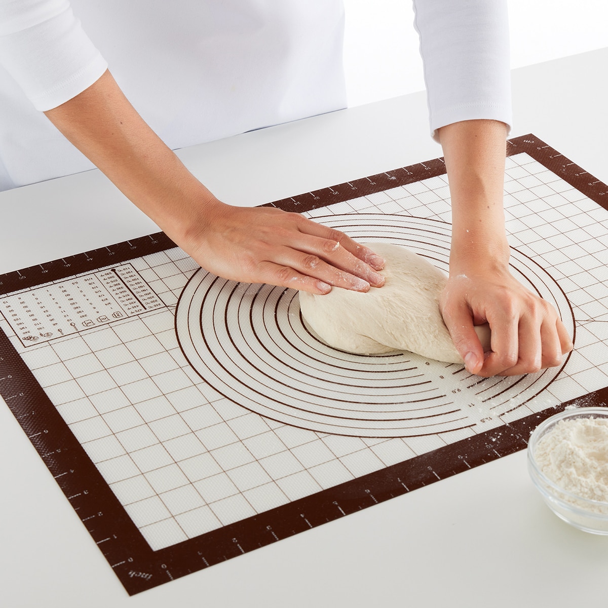 Tapete Antiaderente para Pastelaria Non Slip Branco-2