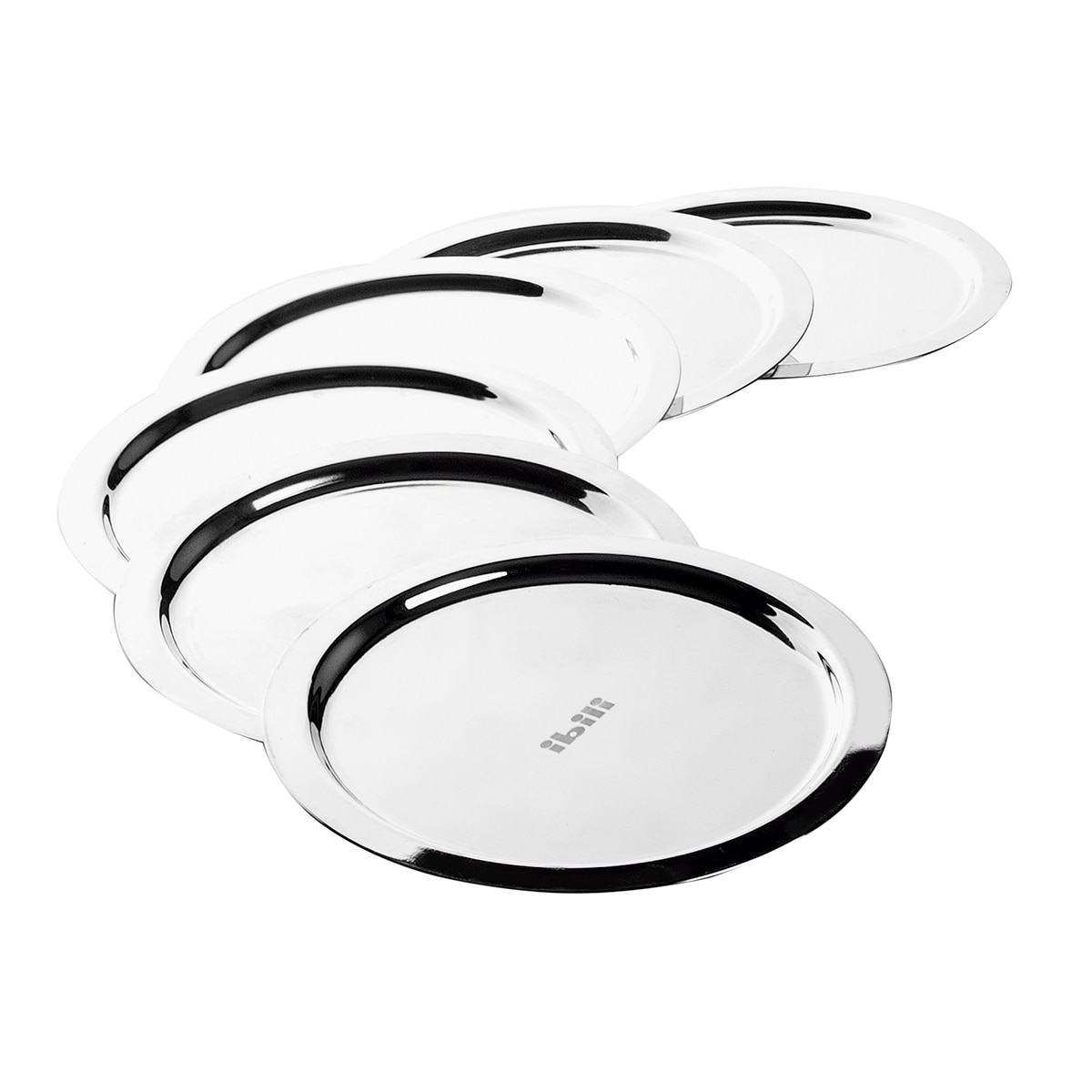 Conjunto de 6 Tampas para Moldes de Pudim Flan Aço-1