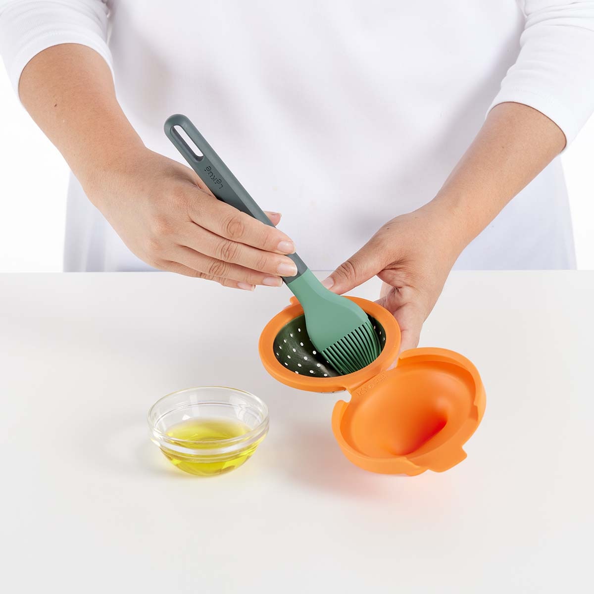 Kit de 2 Escalfadores de Ovos Laranja-2