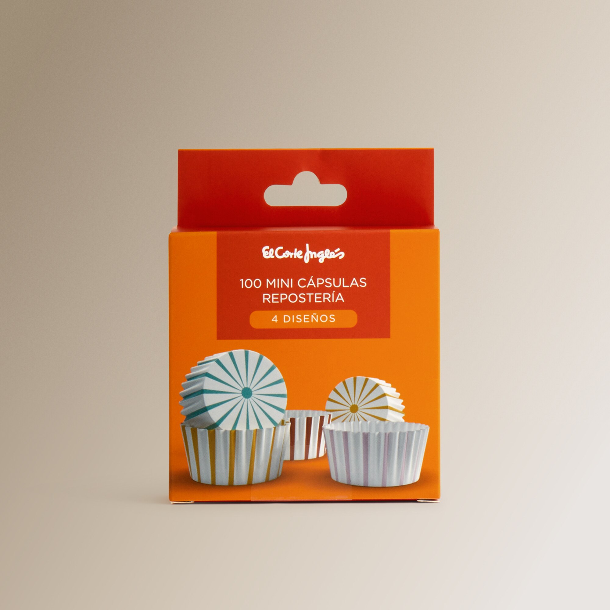 Set de 100 mini cápsulas para cupcakes Cirque El Corte Inglés 3