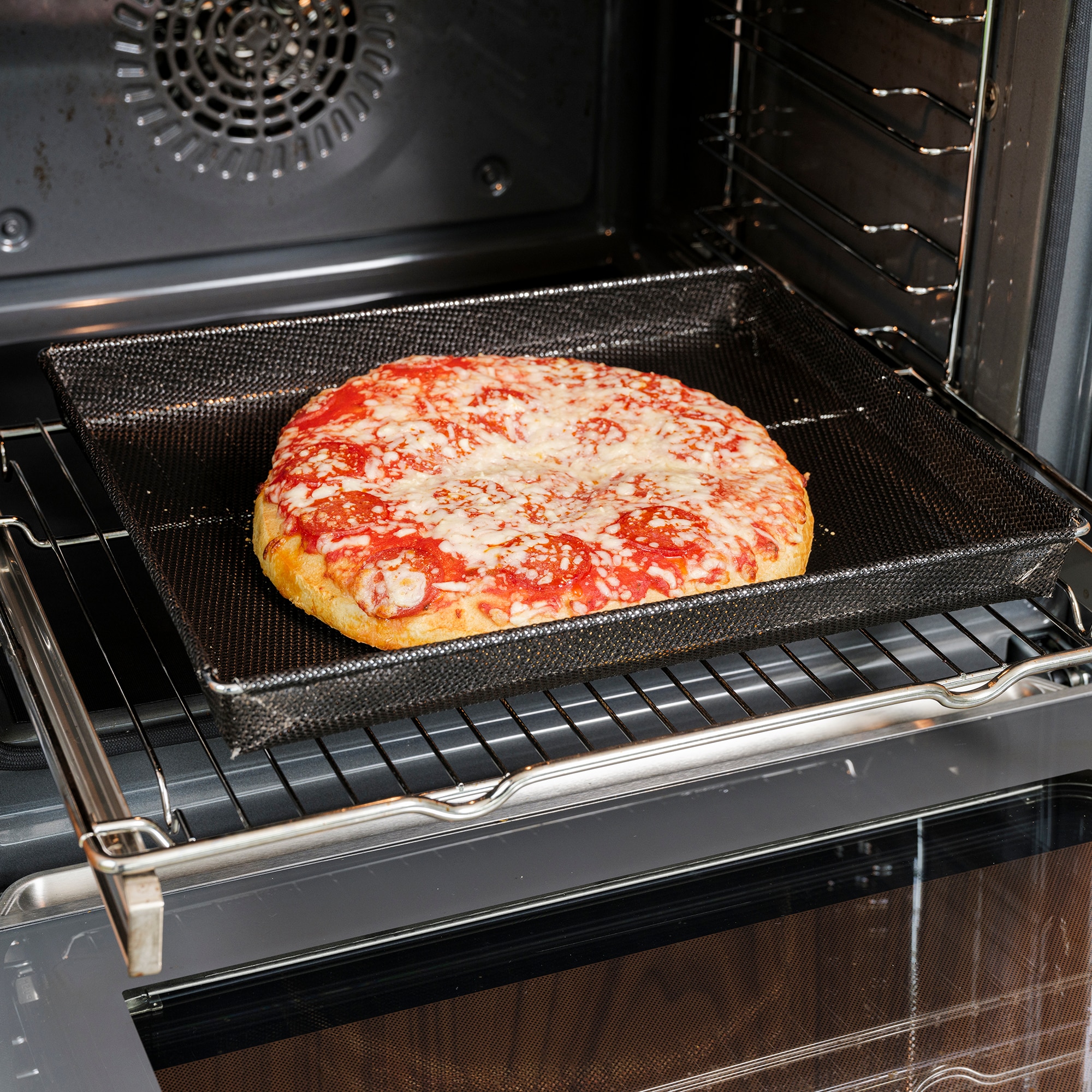 Cesta para Forno Crocante No Stick Preto-3