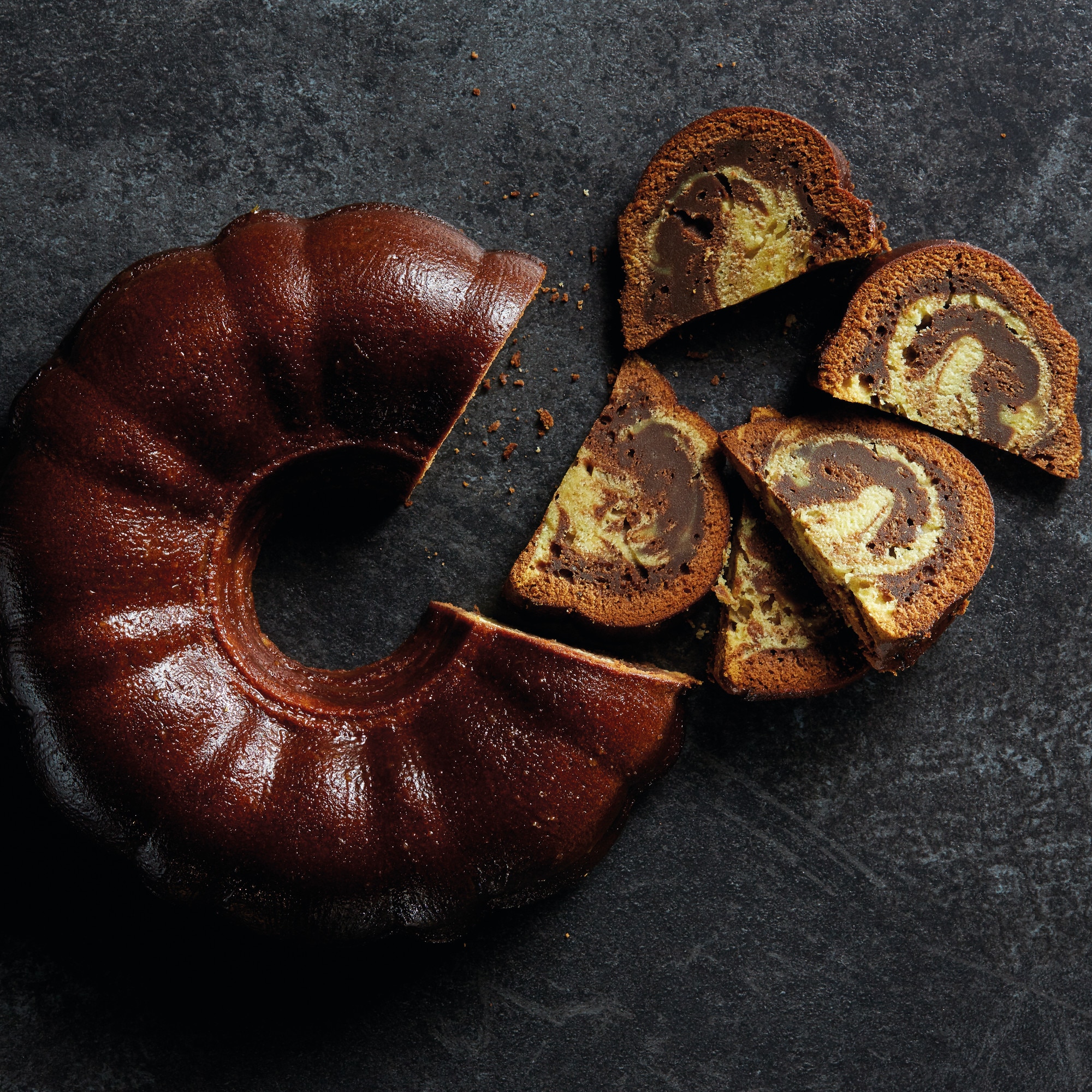 Molde de Savarin Ondulado Cinzento-7