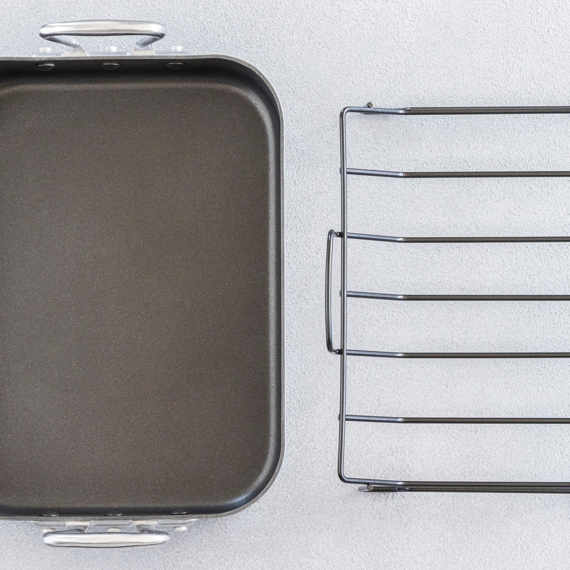 Tabuleiro para Assar Antiaderente Cinzento-5