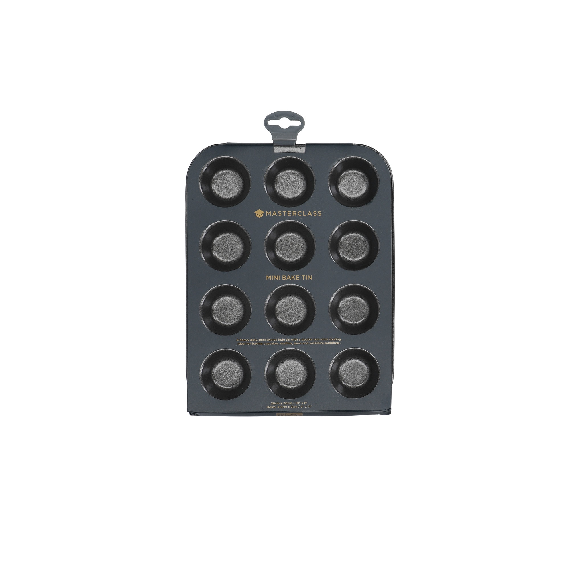 Molde Antiaderente para 12 Mini Madalenas Cinzento-2